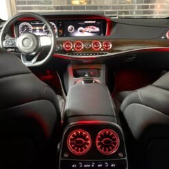 64 Colors Front Rear Air Vent LED Ambient Light for Mercedes S-Class W222