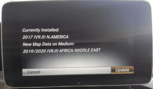 Benz Navigation Update 2021 Map Database for Commander