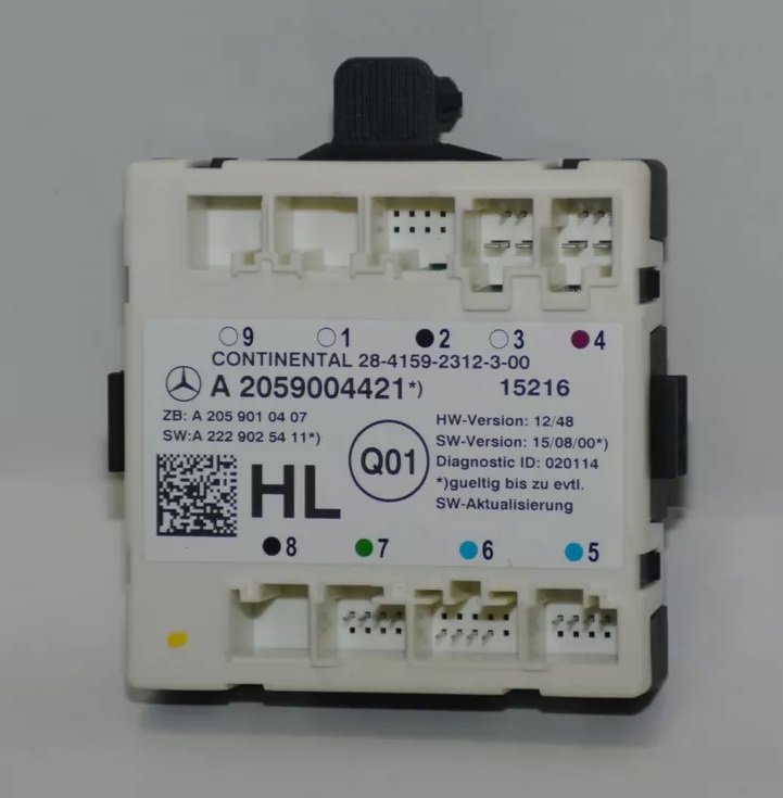 Used Door Control Unit A2059004421 OEM for Mercedes W205 C Class